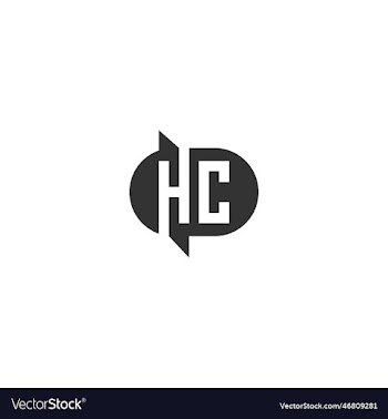 creative professional trendy letter hc logo design