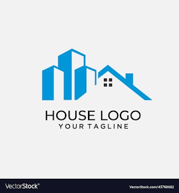 creative real estate logo design house logo