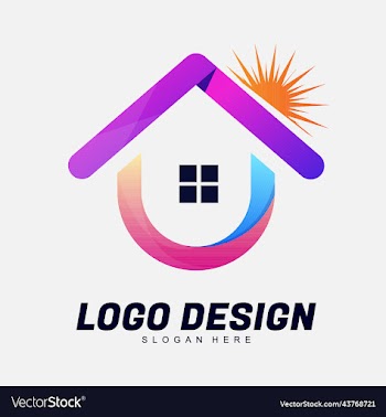 creative real estate logo design house logo