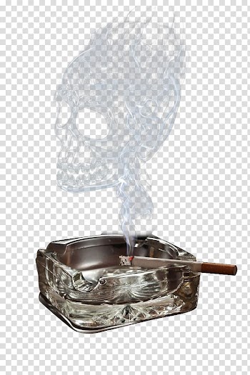 Creative skull smoke ring transparent background PNG clipart