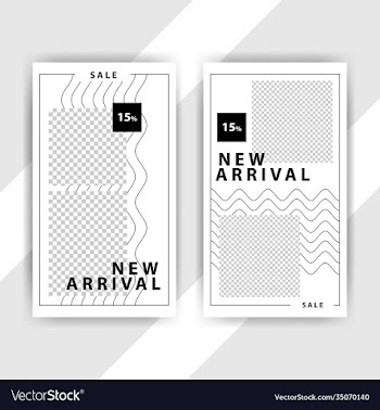 creative social networks stories design vertical