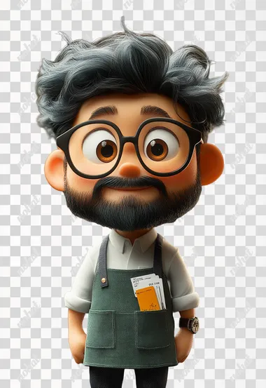 Creative Vision: The 3D Designer in Pixar-Inspired Style Creative Vision: The 3D Designer in Pixar-Inspired Style