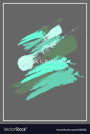Creative watercolor banner vector image