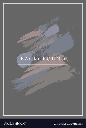 Creative watercolor banner vector image