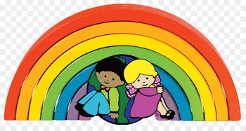 Creative World School Illustration Cartoon Yellow Product - train rainbow 
