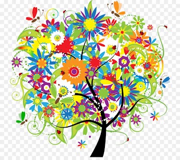 Creativity Clip art - Colorful tree 