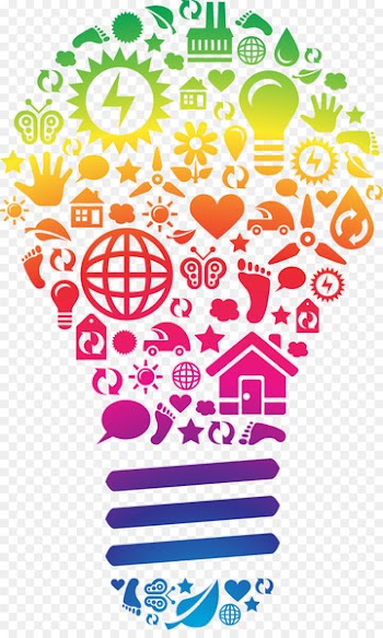 Creativity Designer Poster - Colorful Creative bulb 