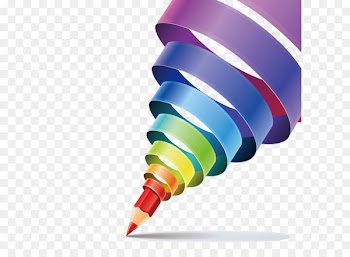 Creativity Graphic design - Creative pen vector material 