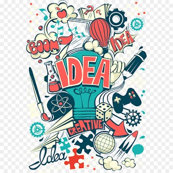 Creativity Idea - Vector illustration creative thinking 