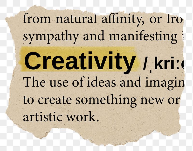 Creativity png dictionary word sticker, | Free PNG - rawpixel