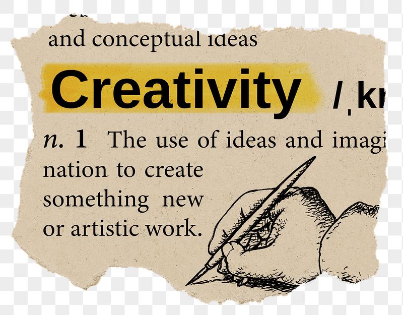 Creativity png dictionary word sticker, | Free PNG - rawpixel