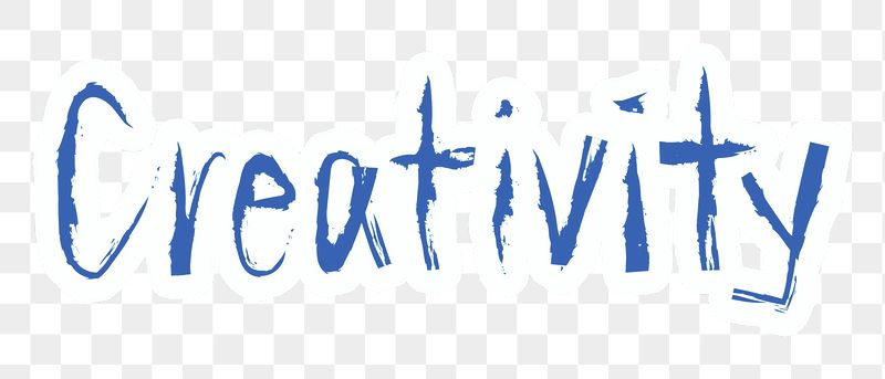 Creativity png word sticker typography, | Free PNG - rawpixel