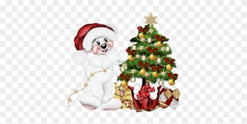 Creddy Teddy And Xmas Snowman - Merry Christmas