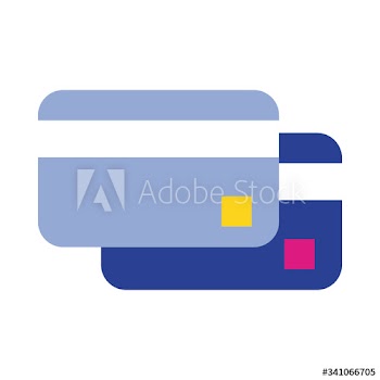 credit card flat style icon