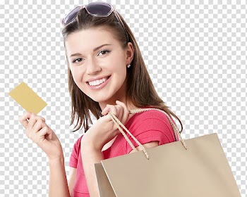Credit card Gift card Payment Money Loyalty program, girlwithshoppingbags transparent background PNG clipart
