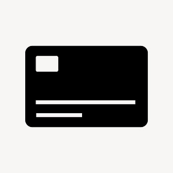 Credit card icon, simple flat | Free Icons - rawpixel