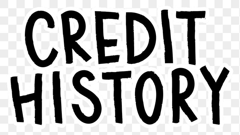Credit history png word sticker | Free PNG - rawpixel