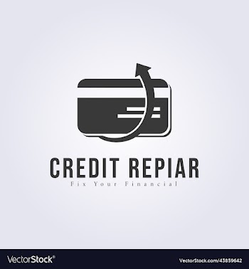 credit repair service vintage logo