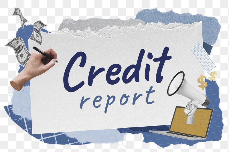 Credit report png word sticker | Free PNG - rawpixel