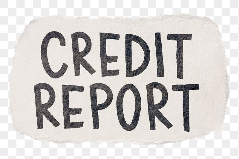 Credit report png word sticker | Free PNG - rawpixel