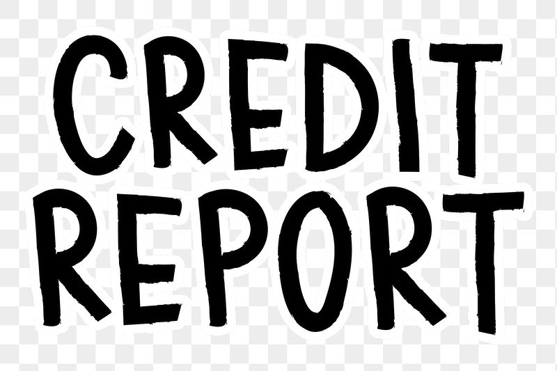 Credit report png word sticker | Free PNG - rawpixel