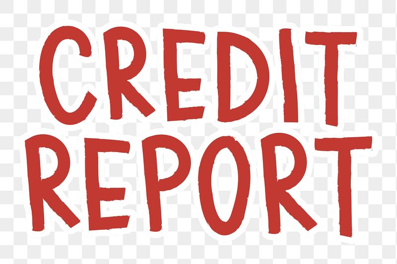Credit report png word sticker | Free PNG - rawpixel