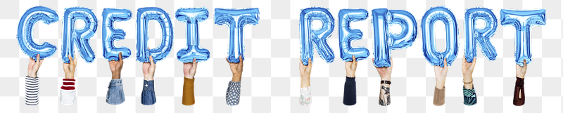 Credit report word png, hands | Free PNG - rawpixel