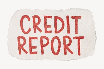 Credit report word, ripped paper | Free PSD - rawpixel