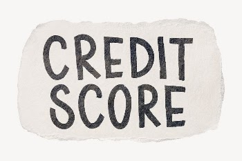 Credit score word, ripped paper | Free PSD - rawpixel