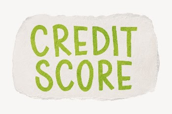 Credit score word, ripped paper | Free PSD - rawpixel