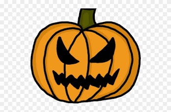 Creepy Clipart Wed - Pumpkin