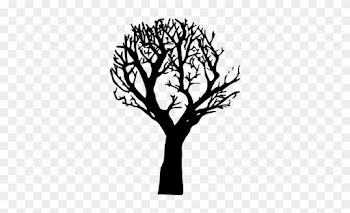 Creepy Tree Silhouette - Dark Trees Png