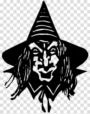 Creepy Witch PNG Image