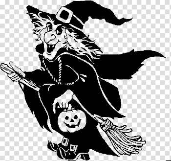 Creepy Witch PNG Transparent Image
