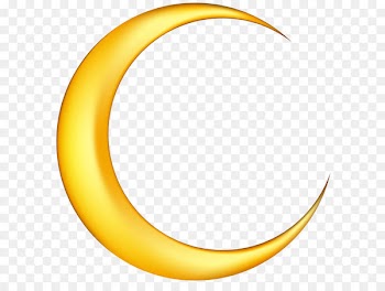 Crescent Moon Clip art - Yellow New Moon PNG Clip-Art Image 
