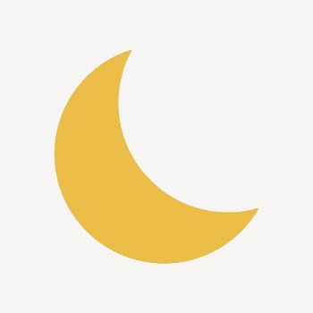 Crescent moon icon, flat graphic | Free Icons - rawpixel