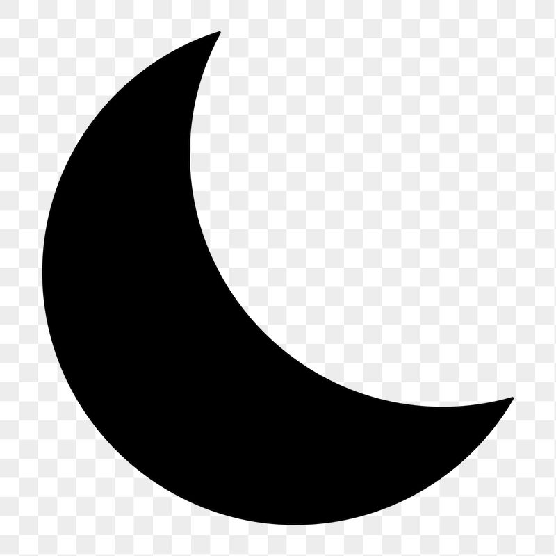 Crescent moon png icon sticker, | Free Icons - rawpixel