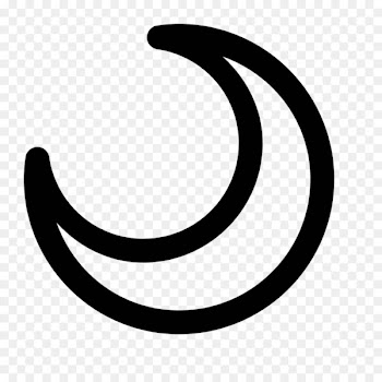 Crescent Symbol Drawing Clip art - half moon 