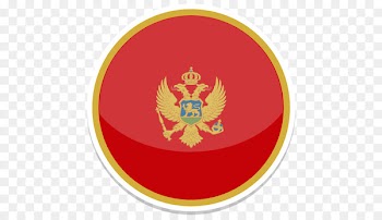 crest circle badge font - Montenegro 