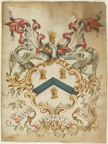 Crest (Watercolor) name of Beckett. | Free Photo - rawpixel
