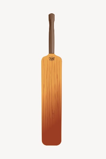 Cricket bat clipart, collage element | Free PSD - rawpixel