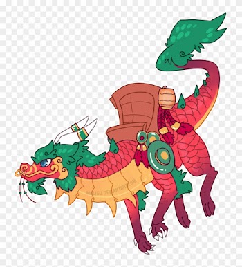 Crimson Cloud Serpent By Malisu On Clipart Library - Cartoon