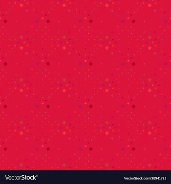 Crimson seamless geometrical diagonal square vector image