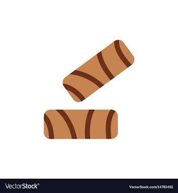 Crisp pastry pie vector image