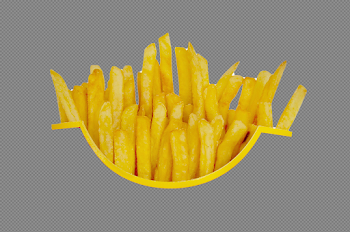 Crispy French Fries PNG Picture