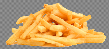 Crispy French Fries Transparent