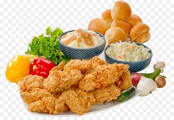 Crispy fried chicken French fries Hamburger - chicken meat 