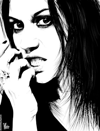 Cristina Scabbia (Ink drawing)