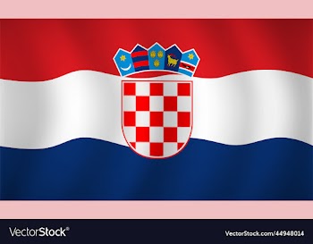 croatia flag background