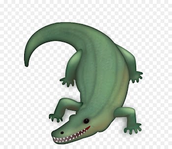 Crocodile Alligator Emoji domain - crocodile 